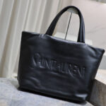 Saint Laurent Tote In Nappa Lambskin Black